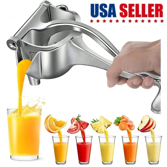 Heavy Duty Metal Hand Manual Juicer Fruit Juice Squeezer For Pressing Lemons Oranges Apple Cucumber Watermelon Kitchen Tool