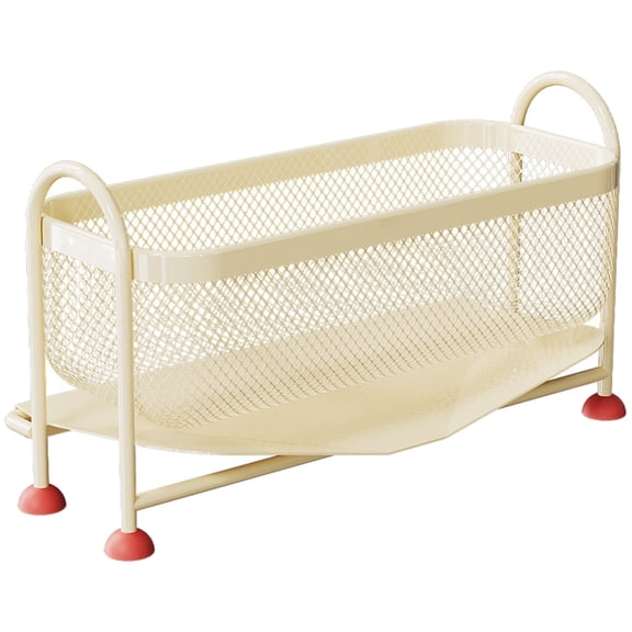 Heavy-Duty Metal Kitchen Shelf Oxidation insusceptible Design Multi-Tier Storage framework for Bowls Bottles Easy Assembly