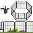 thumbnail image 1 of Heavy Duty Metal Pet Dog Playpen Kennel Fence, Basics Foldable Metal Exercise Pet Play Fence for Dogs, 1 of 6