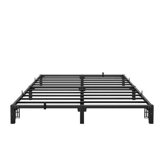 Heavy-Duty Metal Platform Bed Frame - Noise-Free Easy Assembly, No Box Spring Needed, Fits King/Queen/Full/Twin Sizes (Black)