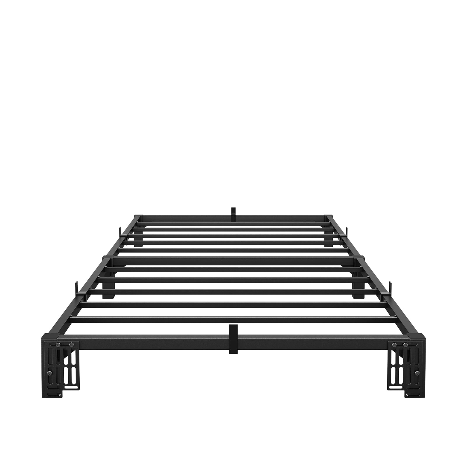 Heavy-Duty Metal Platform Bed Frame - Noise-Free Easy Assembly, No Box Spring Needed, Fits King/Queen/Full/Twin Sizes (Black)
