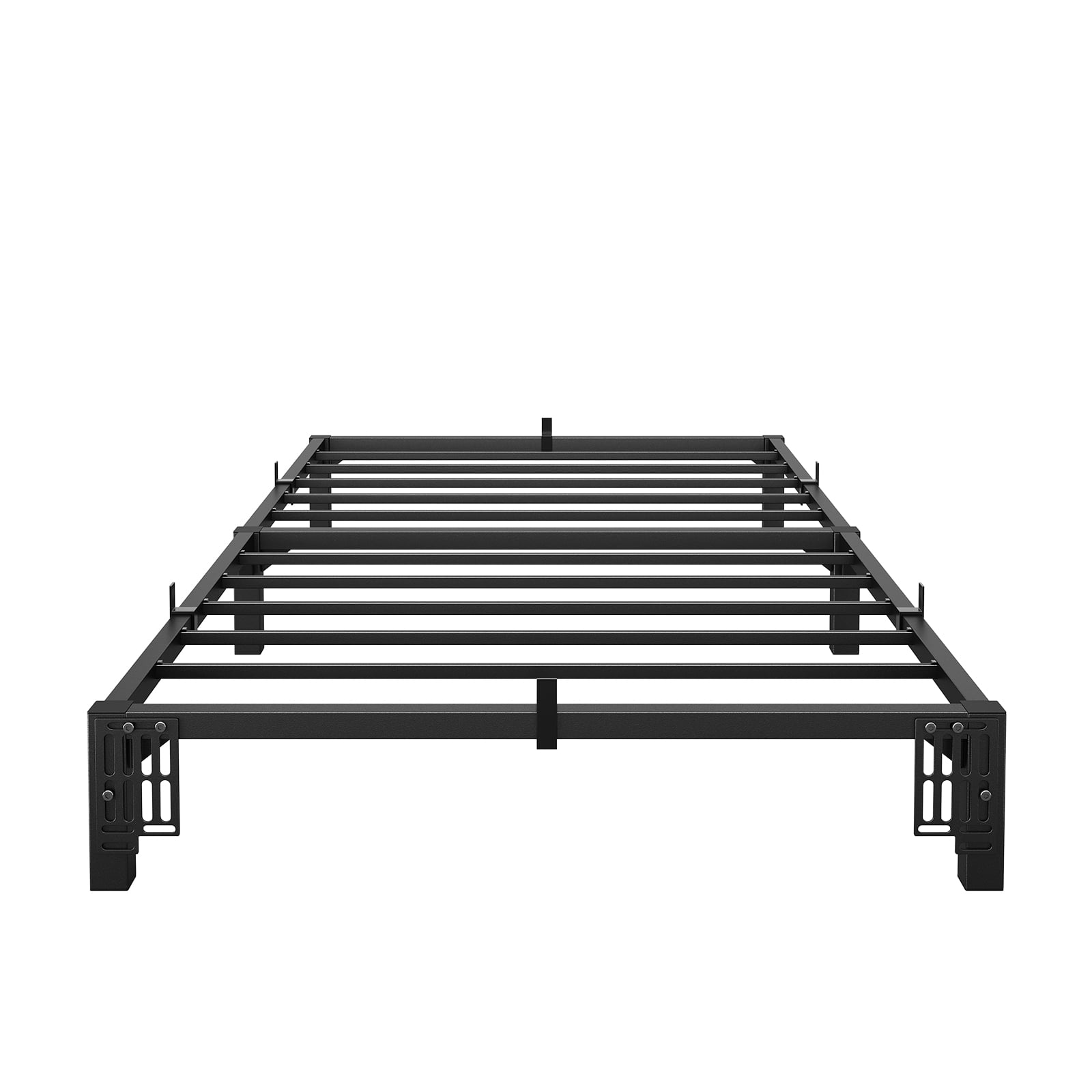 Heavy-Duty Metal Platform Bed Frame - Noise-Free Easy Assembly, No Box Spring Needed, Fits King/Queen/Full/Twin Sizes (Black)