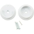 thumbnail image 1 of Heavy-Duty Metal Pole Sockets, Fits Poles up to 1-3/8" Diameter, White by Stone Harbor Hardware, 1 of 1