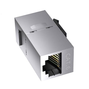 Heavy Duty Metal RJ45 Networking Coupler 10Gbps Shielded Design LAN Adapter