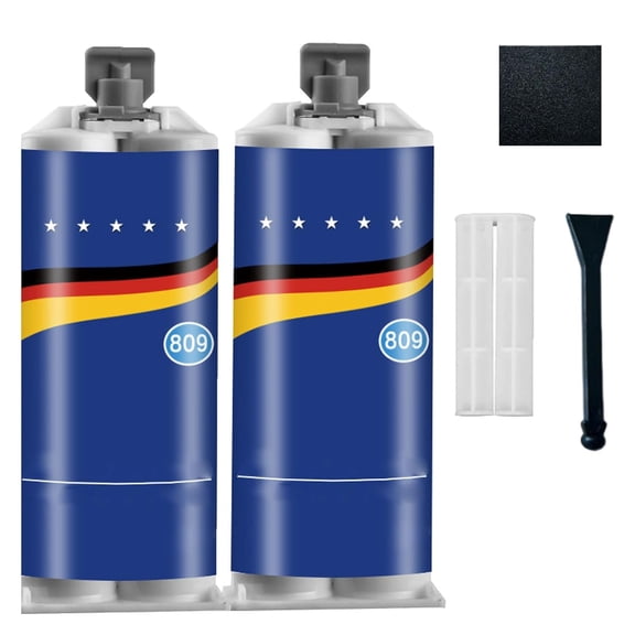 Heavy Duty Metal Repair Glue, Waterproof Industrial Grade Epoxy Adhesive for Metal, Plastic, Ceramic, Wood & Glass, Strong Foundry Glue for Casting Repair(RL 2 PCS)