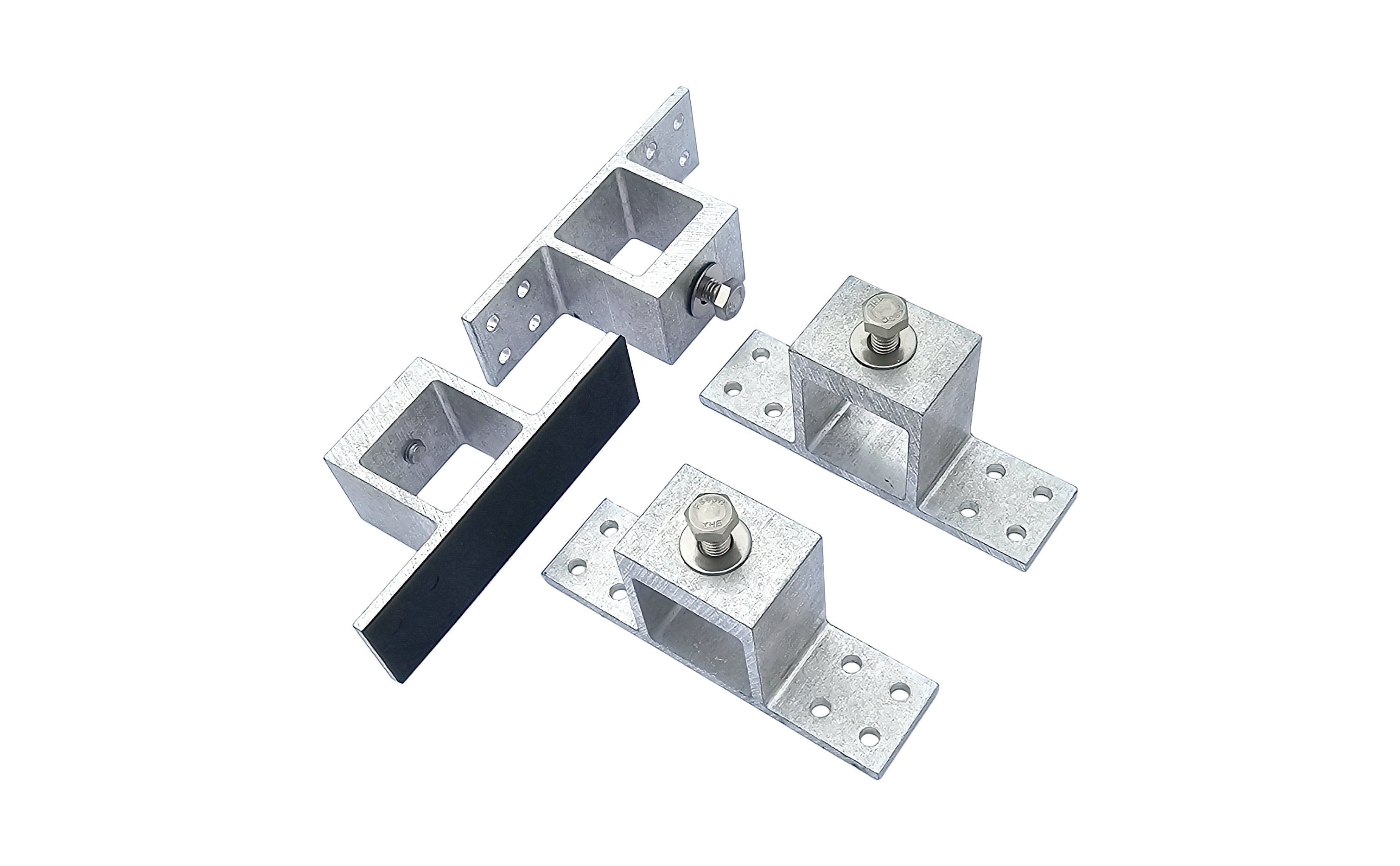 Strut Racking Solar Heavy-Duty Metal Roof Mounting Bracket for Unistrut Channel & Solar ...