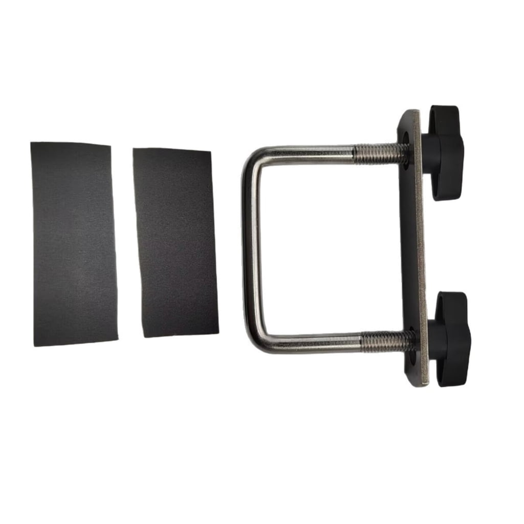 Image showcasing Heavy Duty Metal Roof Rack U Clamp Bracket Tool Less Installation for ...