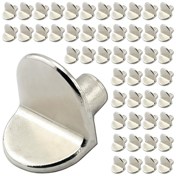 Heavy Duty Metal Shelf Brackets Space Saving Support Pegs for Bookcases Cabinets