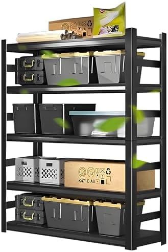 Heavy Duty Metal Shelving, Shed Organization, Basement Storage Shelves ...