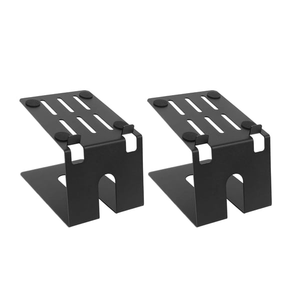Heavy Duty Metal Speaker Stand Risers For Desktop Audios Systems Enhances Vibration Damping Heat Dissipation Design