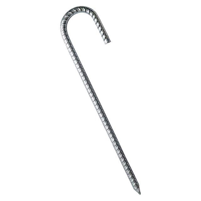 Heavy Duty Metal Stake Ground Rebar Stakes Rebar Tent Stakes J Hook for
