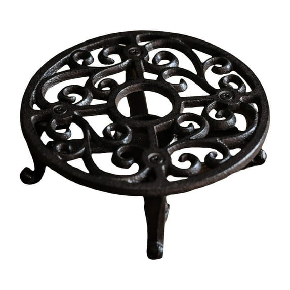 Heavy Duty Metal Teapot Warmer Graceful Decorative Coffee Milk Soup Warmer Metal Round
