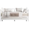 thumbnail image 1 of Heavy Duty Metal Twin Daybed with Pull Out Trundle, Modern Bed Frame with Headboard, Sturdy Steel Slats, No Box Spring Needed, White Sofa Bed for Living Room, Bedroom, Guest Room, 1 of 7