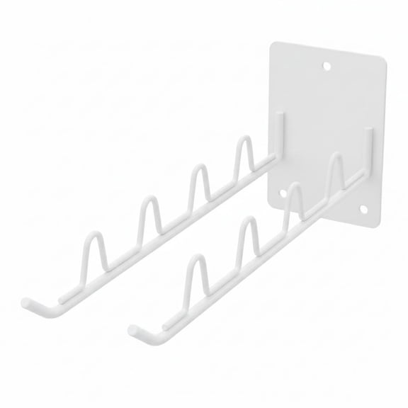 Heavy Duty Metal Wall Mount Tool Rack, Storage Organizer for Garage and Shed, Parallel Double-Bar Design,for Shovel, Snowboard, Yard Tools and Shed