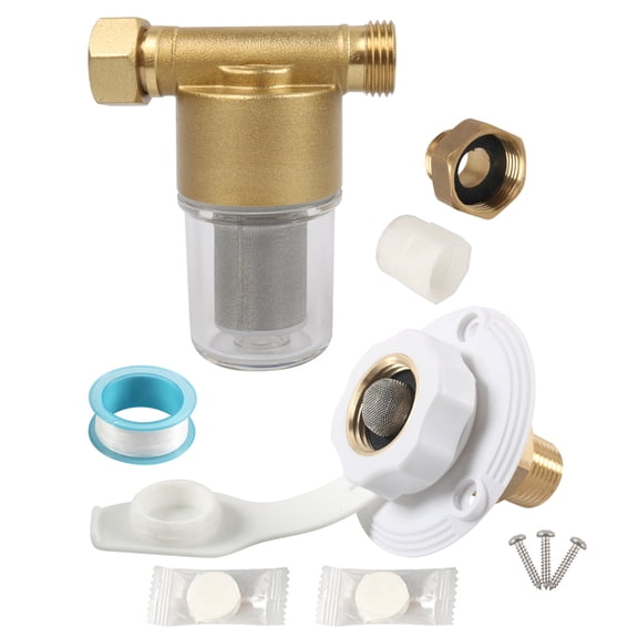 Heavy Duty Metal Water Sediment Filter With Clear Housing 40 Unit Capacity