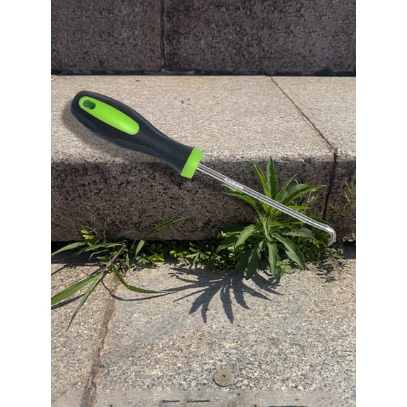 Heavy Duty Metal Weeding and Cultivating Hook - Multi-Functional Gardening Hand Tool with Pointed Teeth for Weed Removal, Moss Cleaning, and Soil Maintenance
