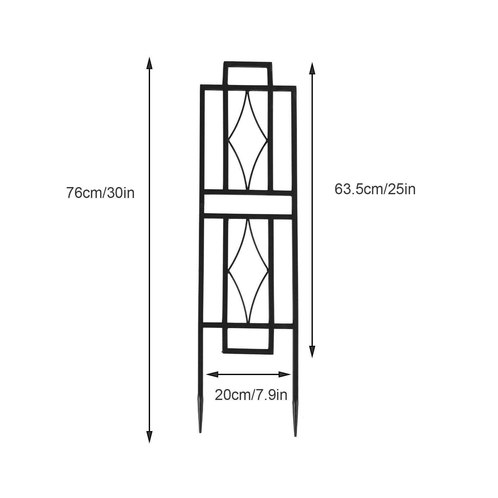 Heavy Duty Metal Yard Garden Trellises Iron Tubes Trellis Plants Climb Helper