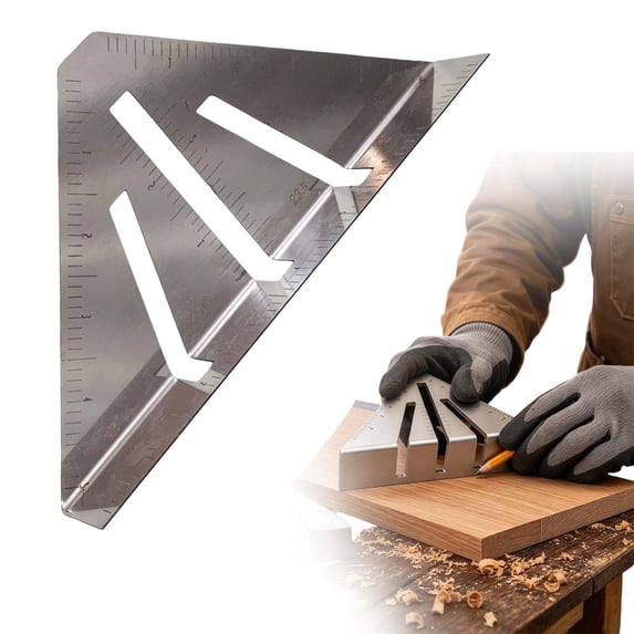 Heavy Duty Metalworking Miter Square, Multi Angle 22.5-90 Triangle ...