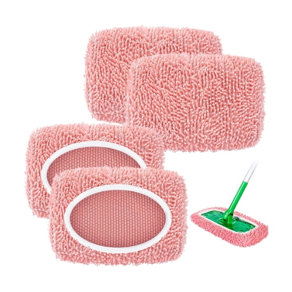 Heavy-Duty Microfiber Cloths 4 Pack Machine Washable For Surfaces
