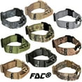 thumbnail image 1 of Heavy Duty Military Army Tactical Dog Collar Handle Width 1.5in Plastic Buckle with Tag Hole Sz XXL: Neck 20" - 24", 1 of 5