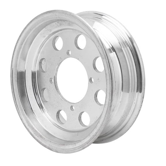 Heavy Duty Motorcycle Front Wheel Rim 8 inches / 20.3 cm Aluminum Alloy Polished Vacuum Wheel Rim Replacement for Monkey Z50 Q50 Series Bike Mini Motos