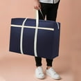 thumbnail image 1 of Heavy Duty Moving Bags Extra Large 35" Durable Non-woven Storage Tote, Reusable Moving Box with Strong Handles, Water Resistant Duffel for Travel Camping Dorm, 1 of 4