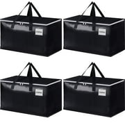 Heavy Duty Moving Boxes, Moving Bags with Zippers and Handles, Collapsible Moving Supplies-Totes for Storage Great for Camping and Travel
