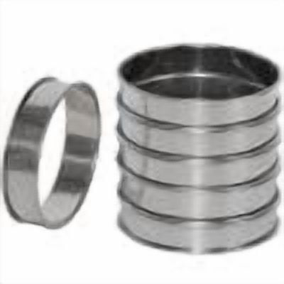 Heavy Duty Muffin Rings, Stainless Steel Crumpet Rings, Tart Rings for Baking, Double Rolled Nonstick Round Cake Ring, Metal Pastry Ring Mold for Dessert Food Making Tool, 6 Pcs, 3.94x0.98"
