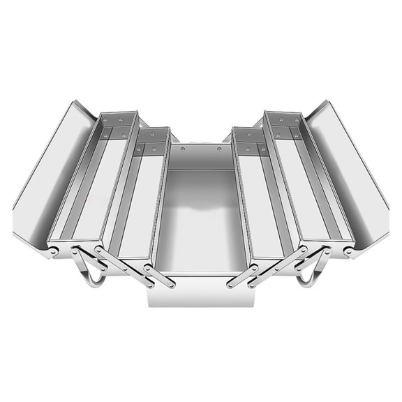 Heavy Duty Multifunctional Foldable Stainless Steel Toolbox Space Saving For DIY Enthusiasts And Professional Repairers