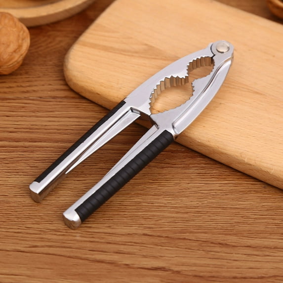 Heavy-Duty Multifunctional Nutcracker for Nuts and Seeds with a Convenient Nut Funnel, Strong Metal Kitchen Cracking Tool, Perfect for Pecans, Almonds, Walnuts, and More Nut Cracking Needs