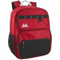 thumbnail image 1 of Heavy Duty Multipocket Backpack with Front Zippered Pockets and Side Mesh Pockets in Red, 1 of 6