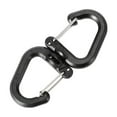 thumbnail image 1 of Heavy Duty Multipurpose Swivel Carabiner Clips 360 Rotating Double Hook for Backpack Keychain Dog Walking Outdoor Gear Accessories, 1 of 8