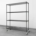 Heavy Duty NSF Commercial Adjustable Shelves Wire Shelving w/Wheels