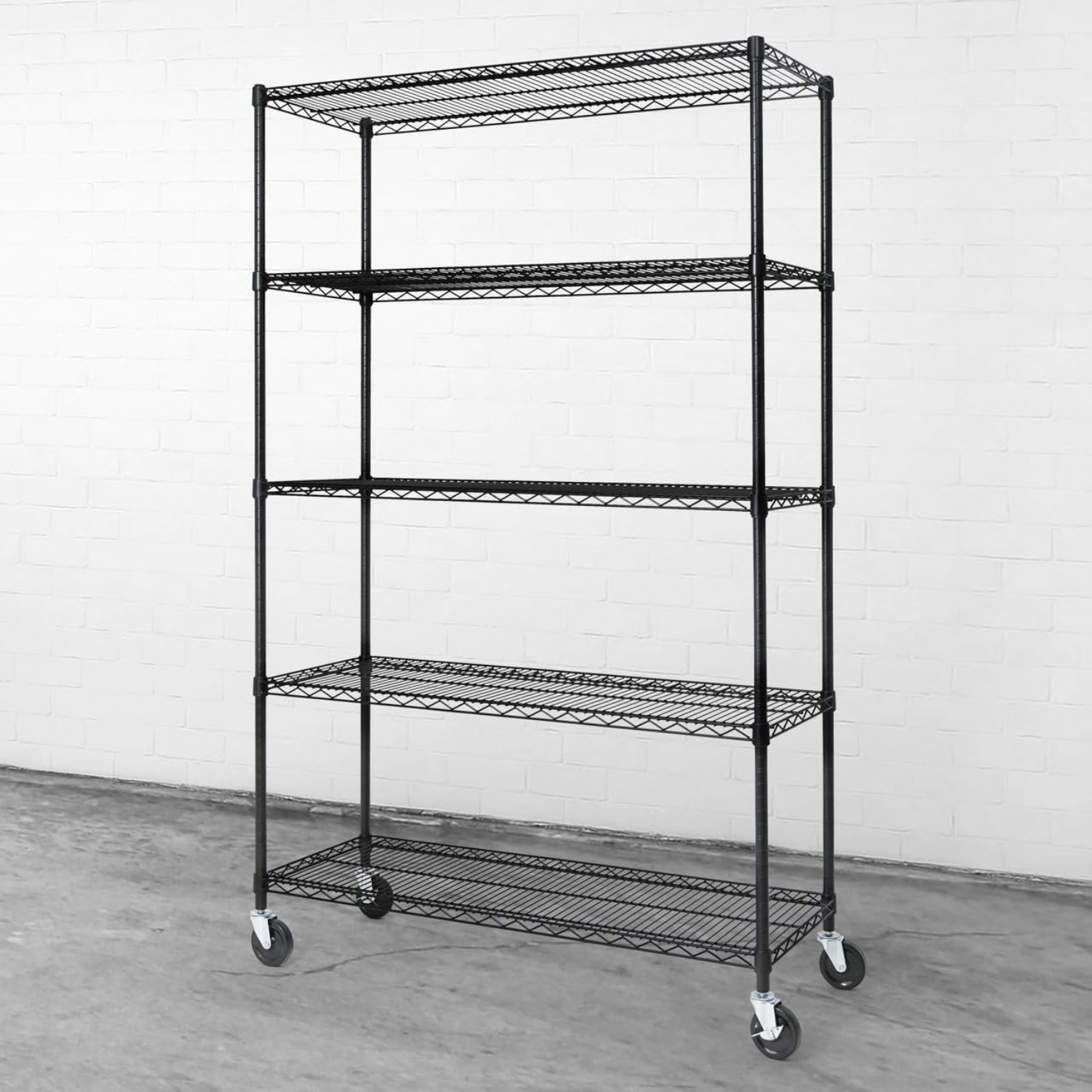Heavy Duty NSF Commercial Adjustable Shelves Wire Shelving w/Wheels