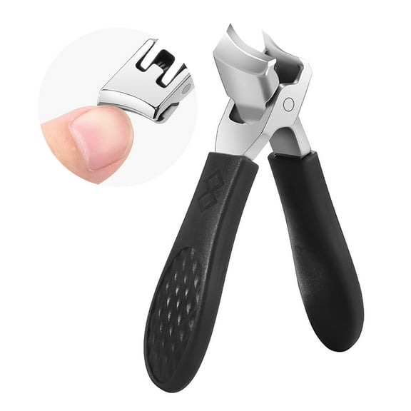 Heavy Duty Nail for Thick Nails - High Grade Stainless Steel Manicure Tool with Large Opening - Effortless Trimming for Men and Seniors
