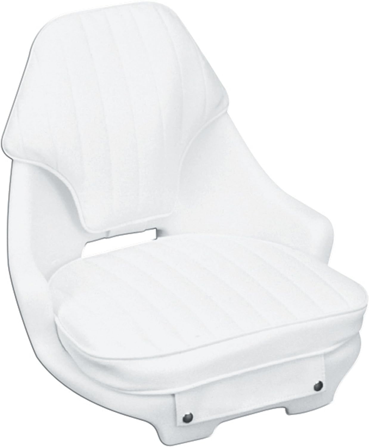 Heavy Duty Narrow Boat Helm Seat, Cushion, And Mounting Plate Set (24.5