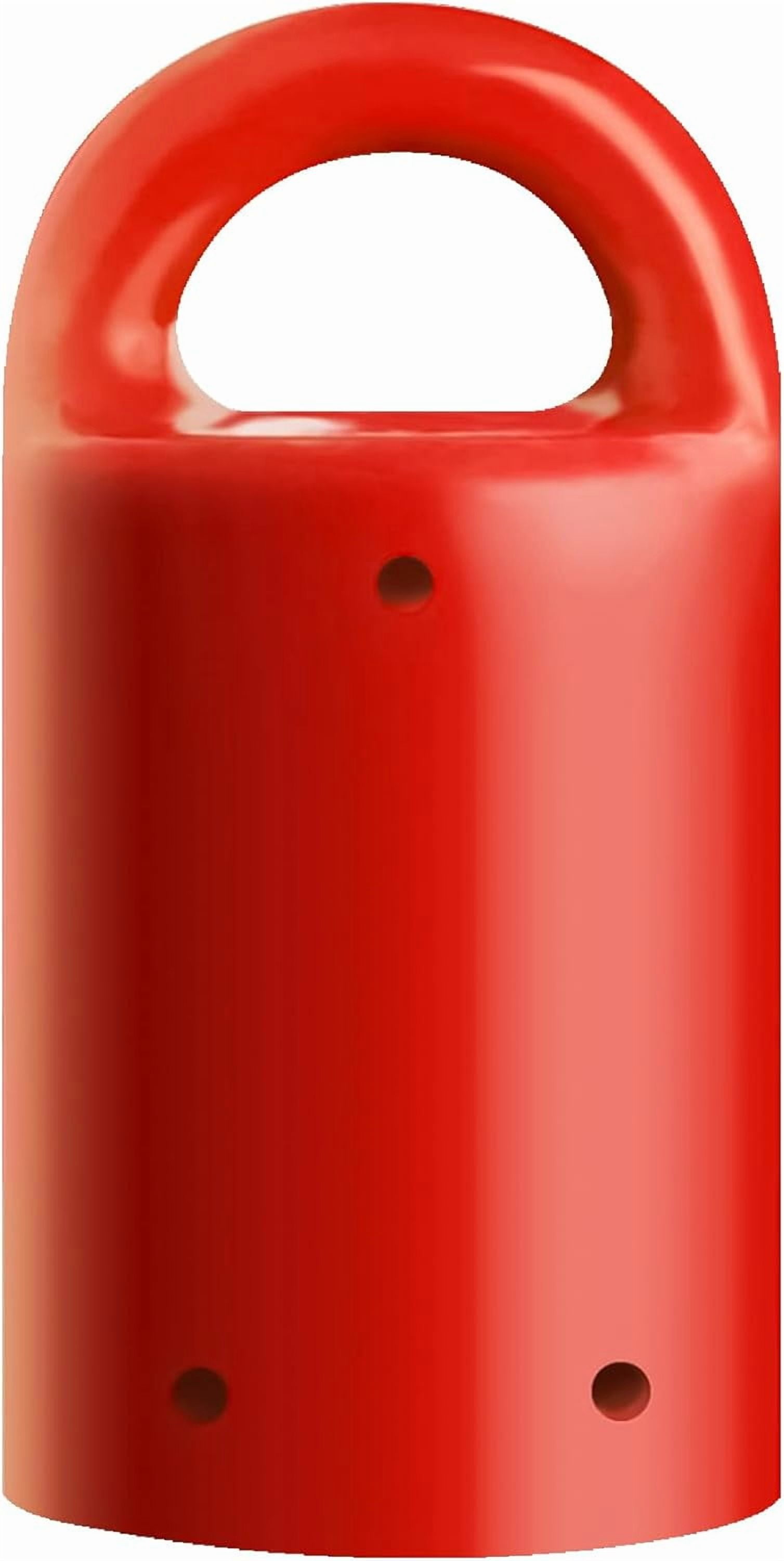 Heavy-Duty Neodymium Anti-Rust Magnet, Magnetic Stud Finder, Hide-A-Key, Tool Holder & Retrieval, Most Powerful Magnet 12lb Pull, Indoor or Outdoor Multi Use Tools, Quick Release Keys Red