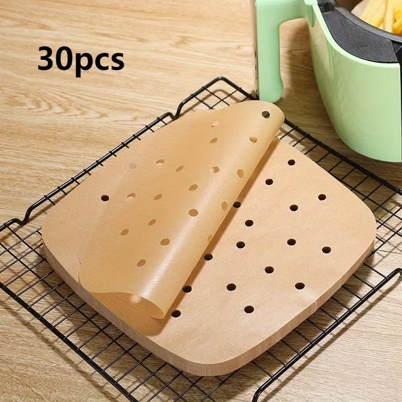 Heavy-Duty Non-Stick Air Fryer and Oven Liner - Perforated Baking Sheets for Easy Cooking and Cleanup - Compatible with Fryers, Ovens, Steamers
