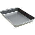 Heavy Duty NonStick Lasagna and Roast Baking Pan Easy Clean Silver