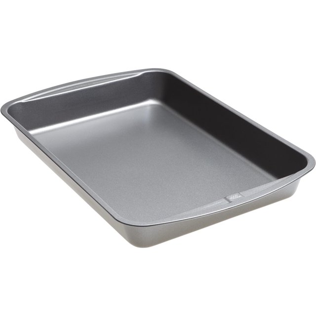 Heavy Duty NonStick Lasagna and Roast Baking Pan Easy Clean Silver