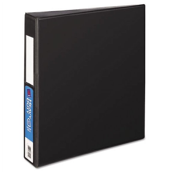 Heavy-Duty Non-View Binder With Durahinge And One Touch Ezd Rings, 3 Rings, 1.5" Capacity, 11 X 8.5, Black | Bundle of 10 Each
