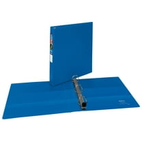 Heavy-Duty Non-View Binder With Durahinge And One Touch Ezd Rings, 3 Rings, 1" Capacity, 11 X 8.5, Blue | Bundle of 5 Each