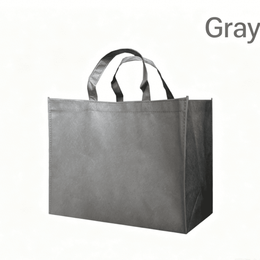 Heavy Duty Non-Woven Tote Bag Expandable Grocery Shopping Eco-Friendly