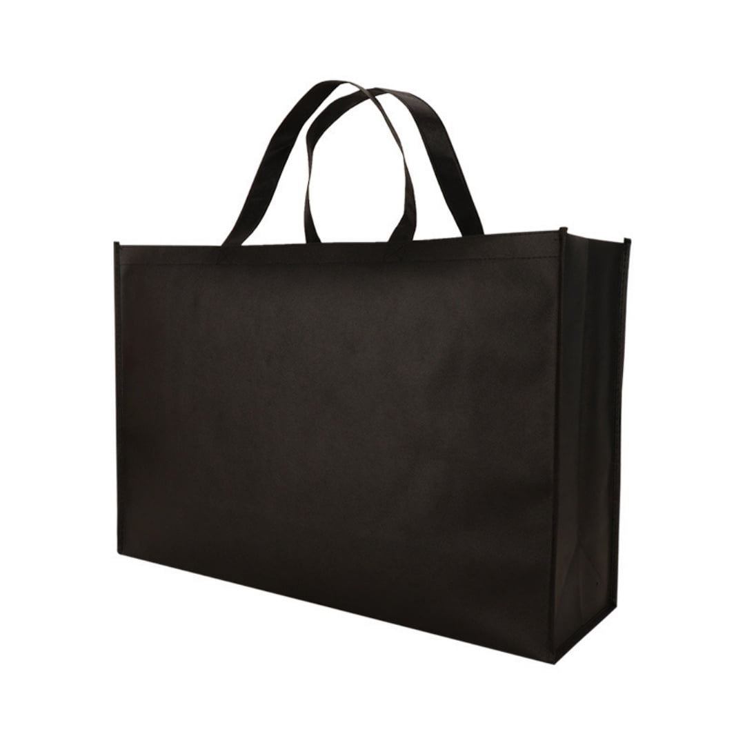Heavy Duty Non-Woven Tote Bag Expandable Grocery Shopping Eco-Friendly