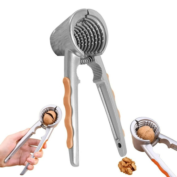 Heavy Duty Nut Crackers for All Nuts Walnut Cracker for Pecans Hazelnut Walnuts Plier Opener Kitchen Tool with Non-Slip