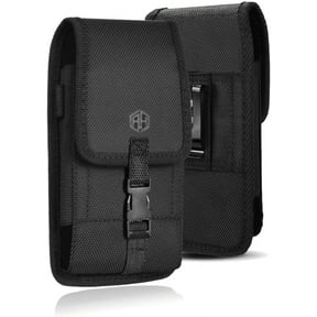 Heavy Duty Nylon Cell Phone Case, Compatible w/iPhone 11 Pro Max XS Max iPhone 8 Plus, S20 Plus Rugged Pouch Belt Holster