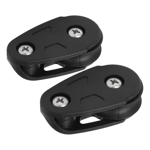 Heavy Duty Nylon Marine Pulley Block Sheave Sturdy UV Resistant Boat Slide Anchor Pulley for Ships Yachts Canoes Kayaks 2 Pcs (2.2 inches / 5.6 cm)