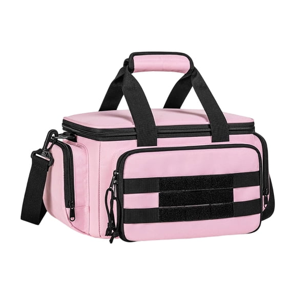 Heavy Duty Nylon Tool Carriers For Women With Ample Storage 14 Inch Pink