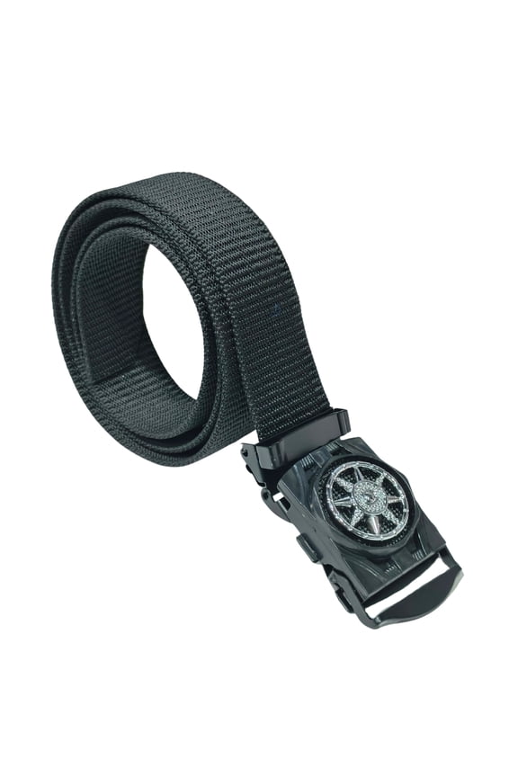 Heavy-Duty Nylon Webbing Belt with Auto-Lock Buckle | Strong, Adjustable, Easy-to-Use Design