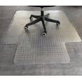 thumbnail image 1 of Heavy Duty Office Chair Mat for Carpeted Floors, 45x53 Inch Slip Resistant Under Desk Protector with Extended Lip for Easy Glide Rolling and Floor Protection, 1 of 6